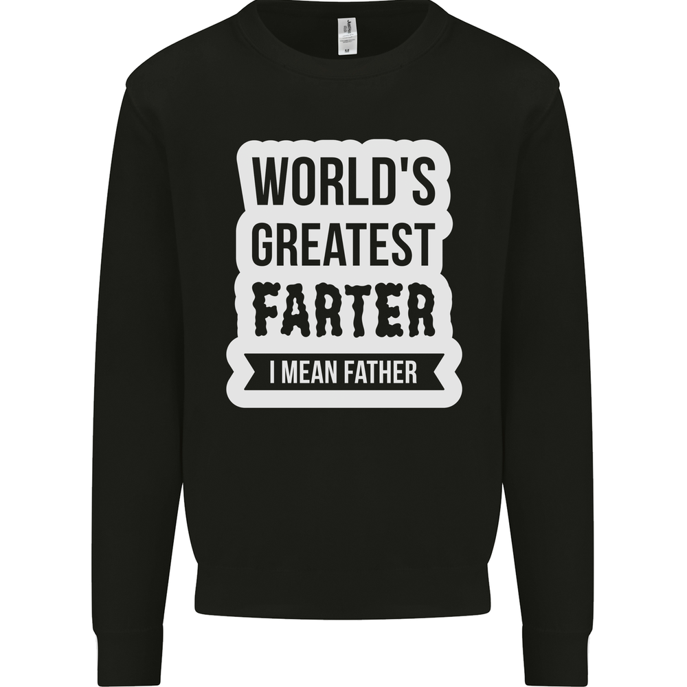 Fathers Day Farter Funny Flatulence Fart Mens Sweatshirt Jumper-image