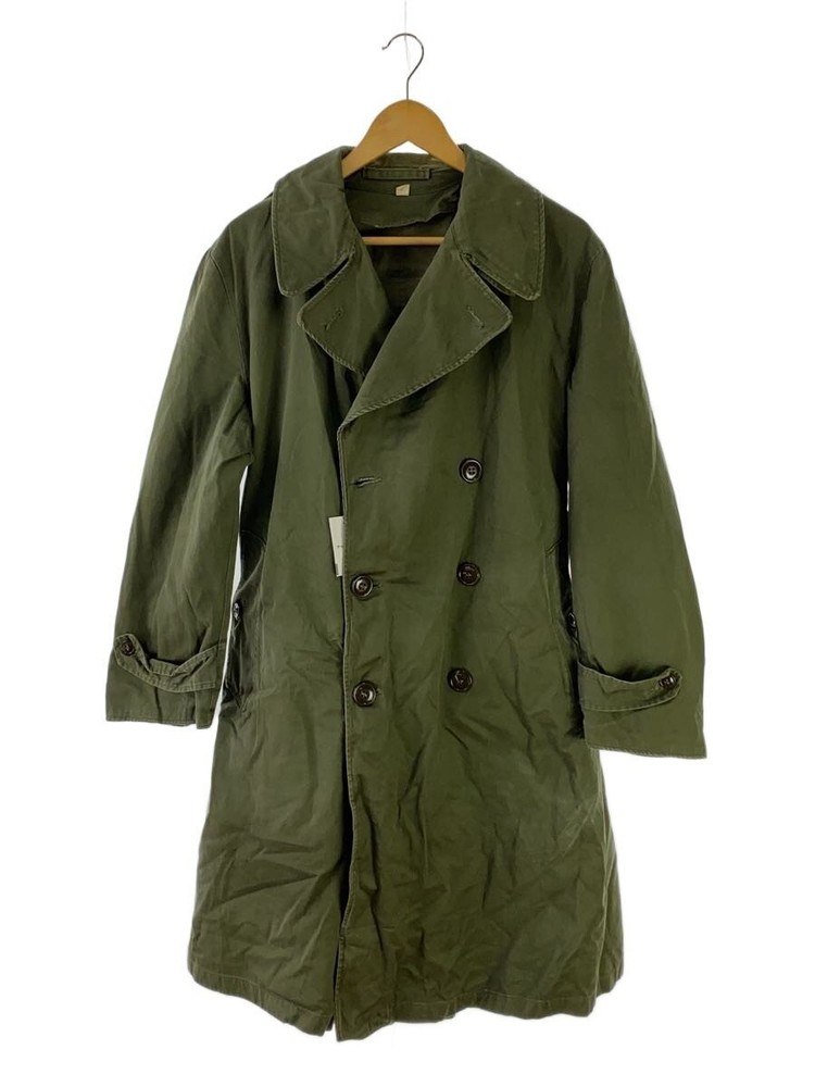 Military Trench Coat/M/-/Khk/Plain 3944