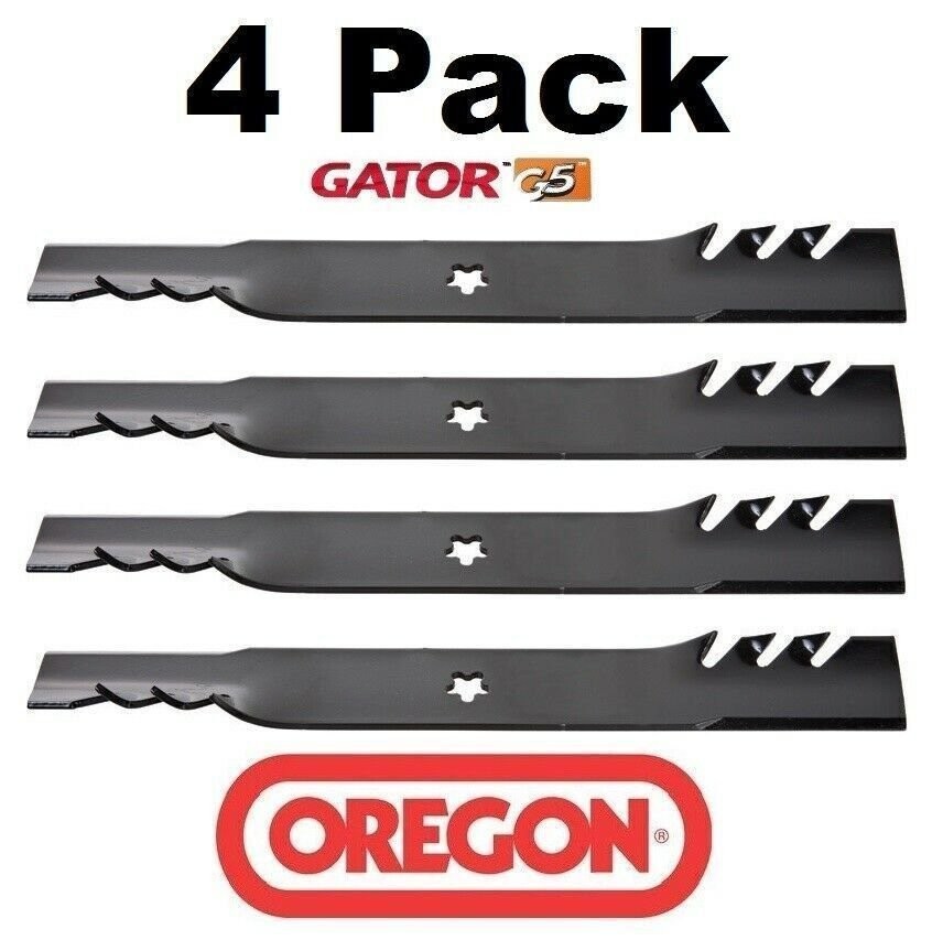 4 Pack Oregon Gator G5 Mower Blades for Husqvarna Models