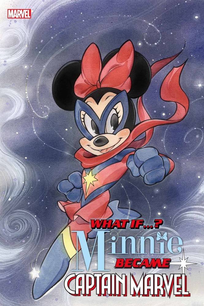 Minnie as Captain Marvel #1 Peach Momoko Marvel Comics 11/20/2024
