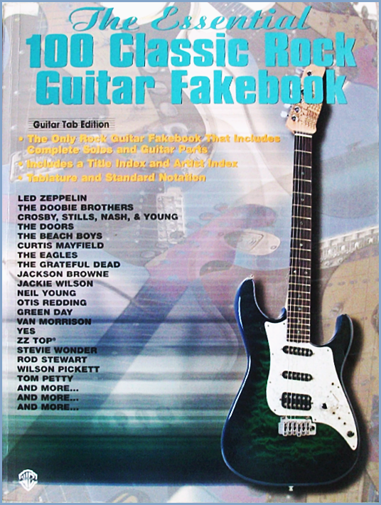 The Essential 100 Classic Rock Fakebook by Kenn Chipkin (softcover, very good)
