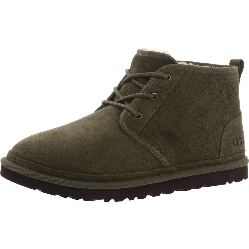 Ugg Mens Neumel Green Suede Casual Chukka Boots Shoes 12 Medium (D) BHFO 6326