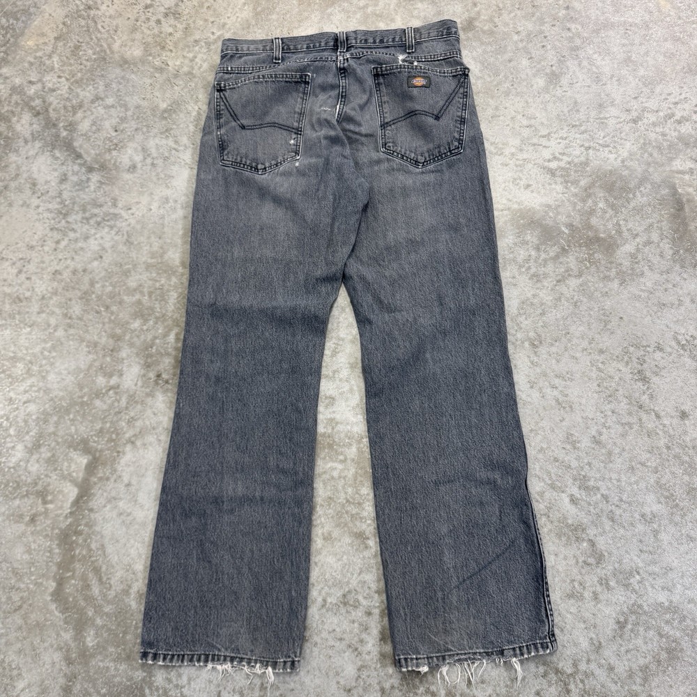 Dickies jeans mens 35 x 33 Actual y2k gray distressed baggy grunge punk skate