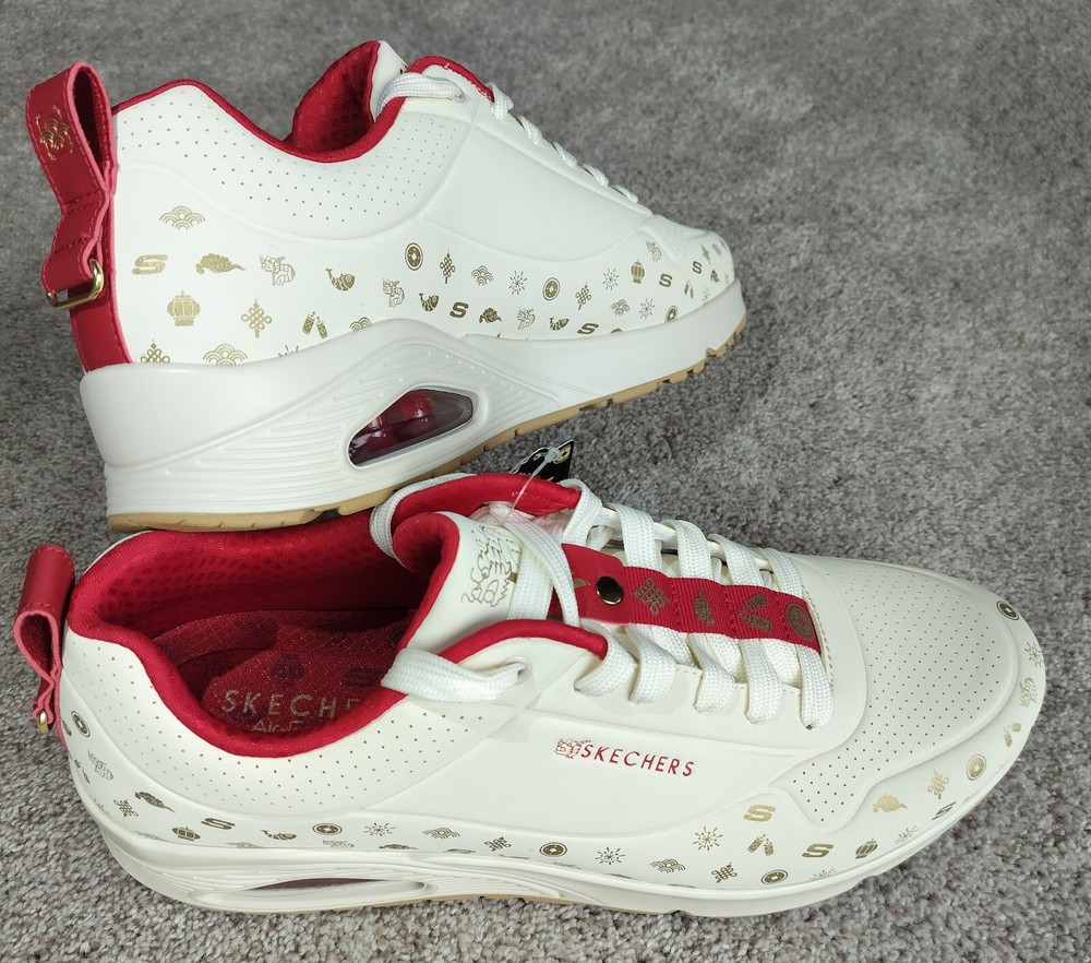 Skechers Uno Men Size 12 Lunar New Year of the Dragon Red CNY Good Fortune 2024-image
