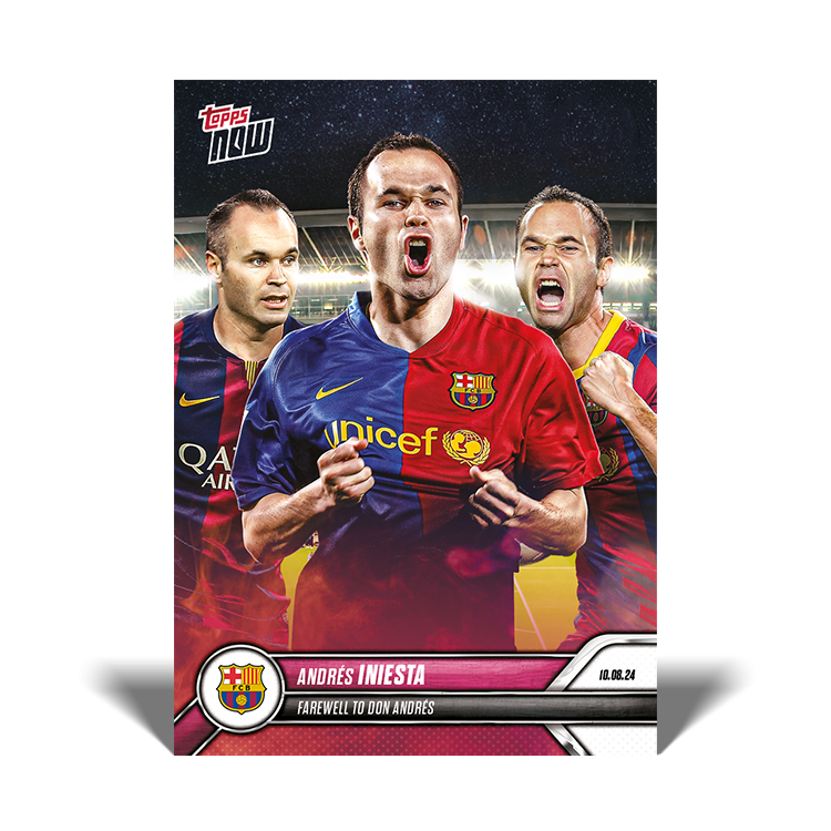 **PRESALE** FC Barcelona Topps NOW Card Andres Iniesta Farewell to Don Andres-image