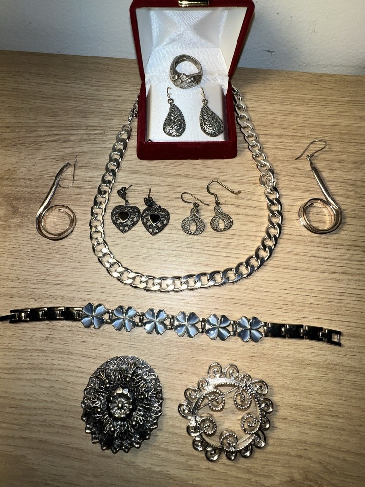 High-Quality Sterling Silver Jewelry Lot for Sale – Limited Time Offer!-image