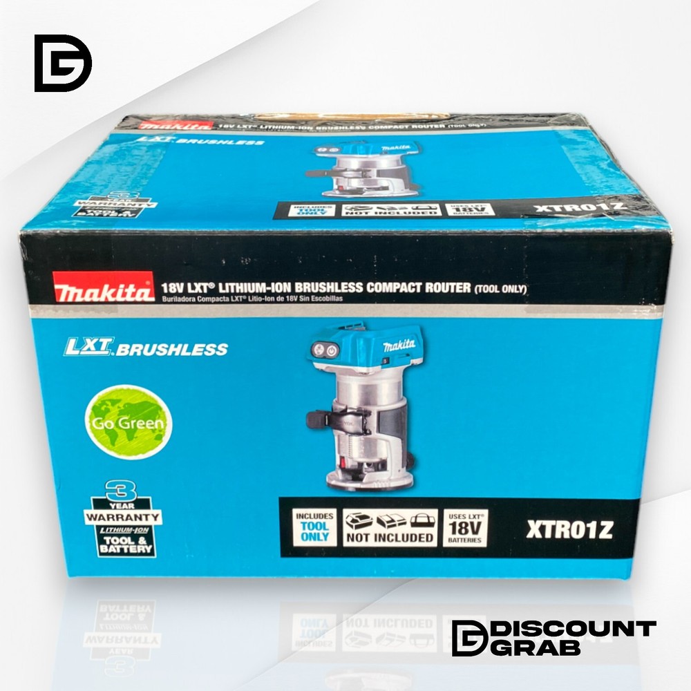 Makita XTR01Z 18V LXT Li-Ion Brushless Compact Router Tool Only (SEALED)
