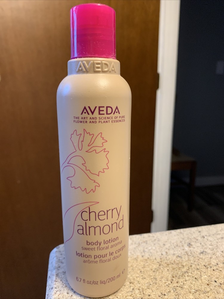 Aveda Cherry Almond Body Lotion Sweet Floral Aroma - 6.7 oz / 200 ml NEW