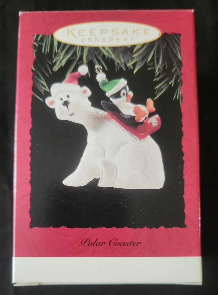 Hallmark Christmas Ornament 1995 Polar Coaster (Polar Bear and Penguin)
