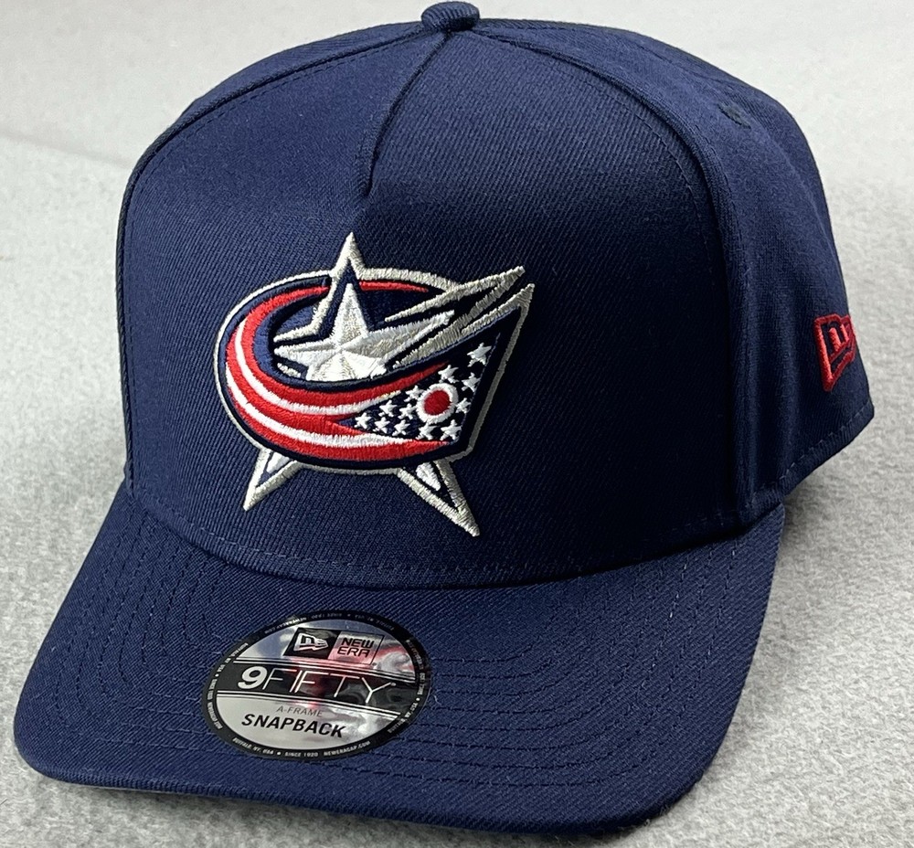 NEW ERA Columbus Blue Jackets A-FRAME 9Fifty Snapback Hat NEW
