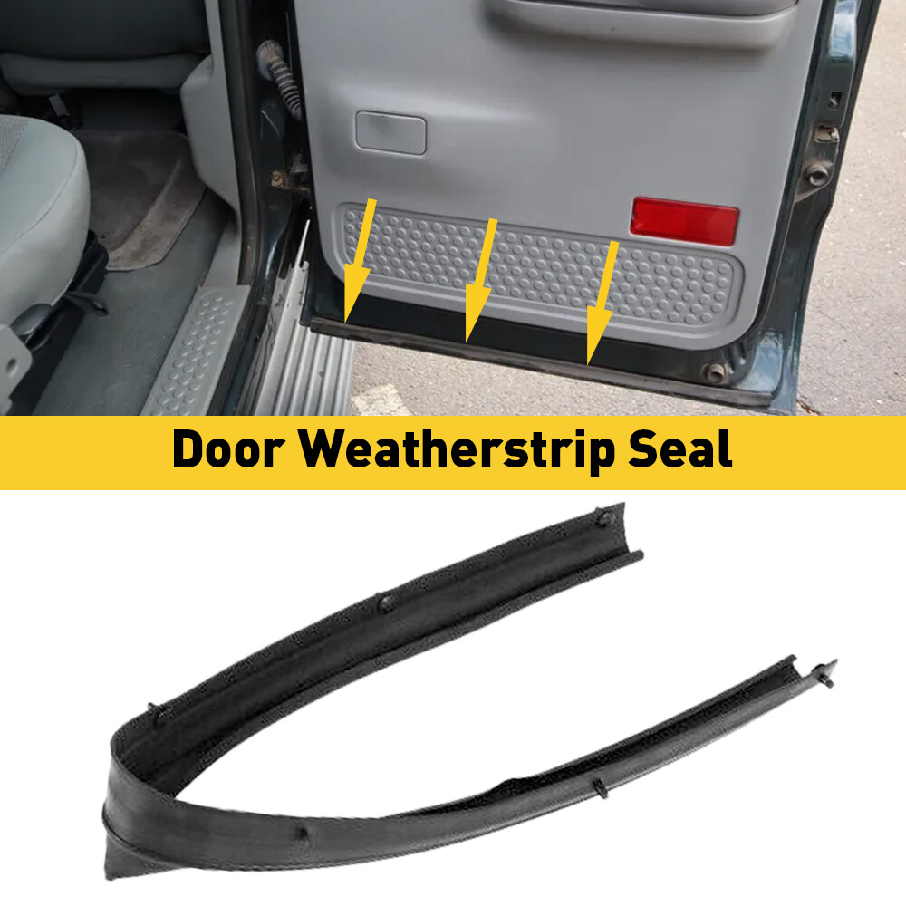 Rear Door Weatherstrip Seal Rubber For 1999-2017 Ford F250 F350 Super Duty Truck
