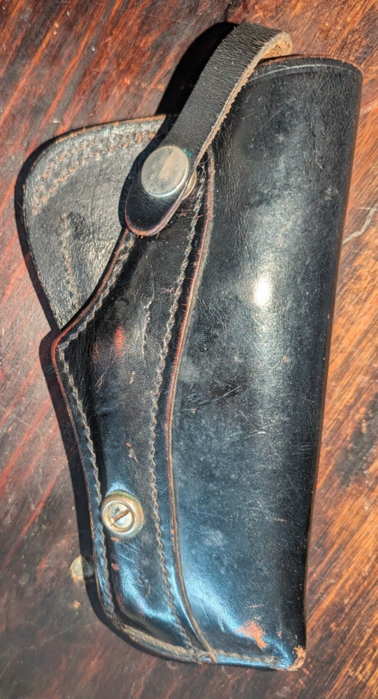 Vintage Jay-Pee Combat Holster / Leather / Universal / S&W + Ruger Revolvers