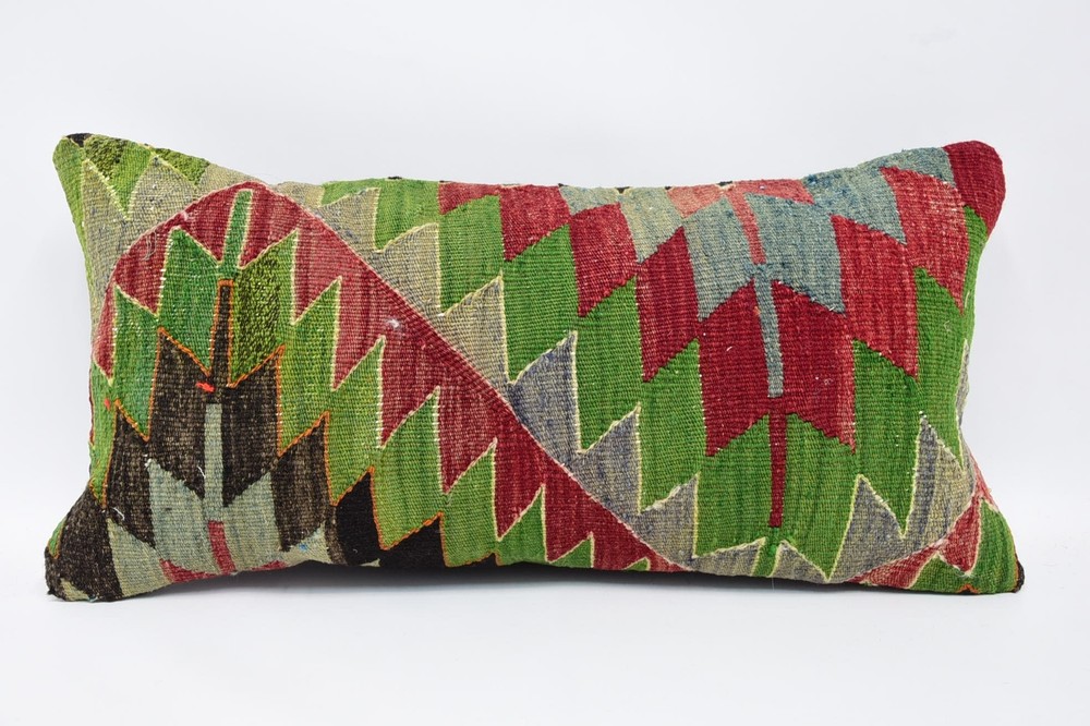 Turkish Kilim Pillow, Personalized Pillow, 12