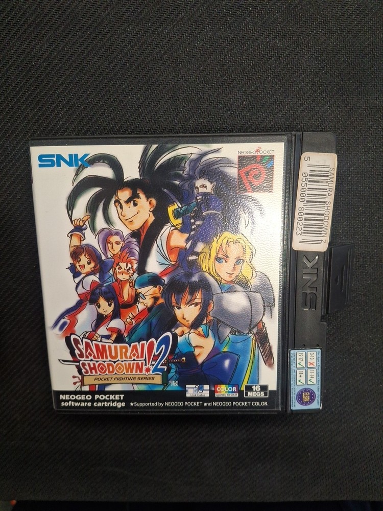 NEOGEO POCKET GAME BOXED / COMPLETE- Samurai Showdown! 2