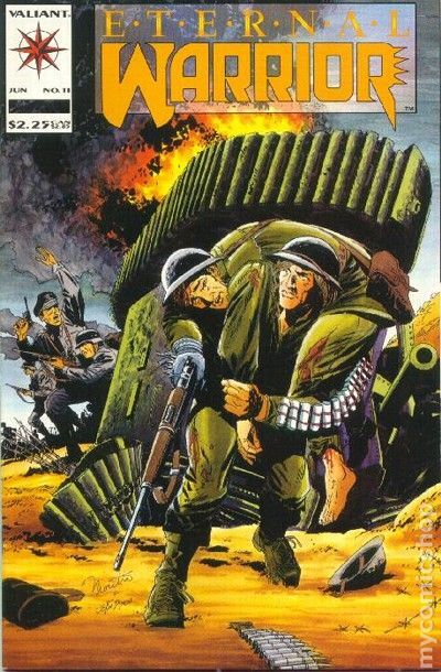Eternal Warrior Issue 11 VG 1993 Low Grade Stock Image