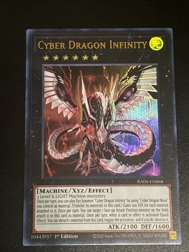 Cyber Dragon Infinity Ultra Rare RA04-EN068 1st Ed Quarter Century Stampede-image