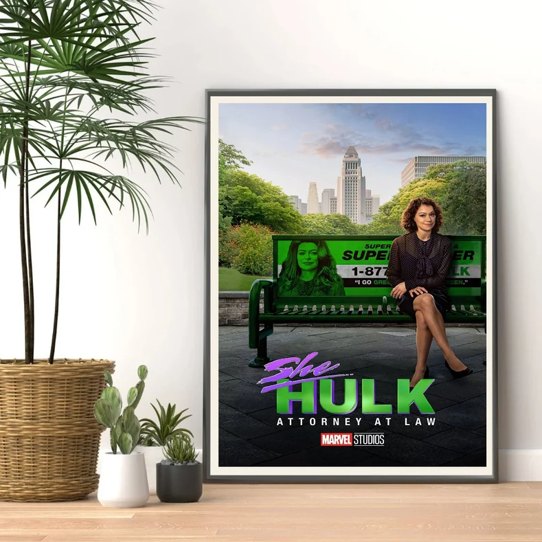 She-Hulk Attorney at Law (2022) Movie Poster Print, Wall Art, Room Decor