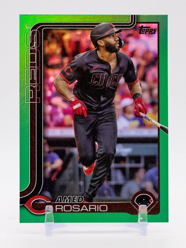 2025 Topps Series 1 Amed Rosario Green Parallel Card Limited to 99