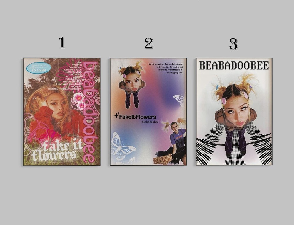 Beabadoobee Concert Unframed Poster Vintage Music Fan Collectibles Print