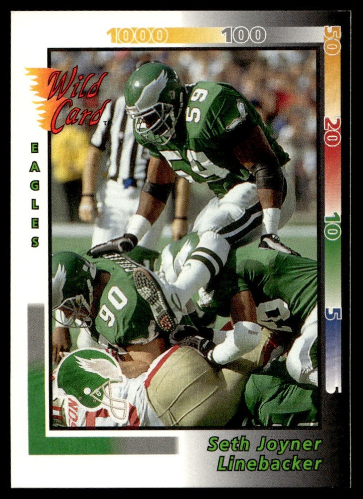 1992 Philadelphia Eagles Wild Card Seth Joyner #15 NFL Card