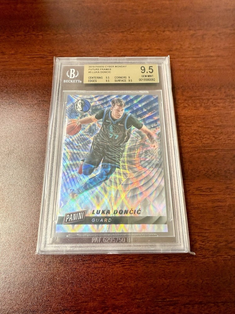 2019 Luka Doncic Future Frames #/99 BGS 9.5 Gem Mint Pop 3 Rare Card-image