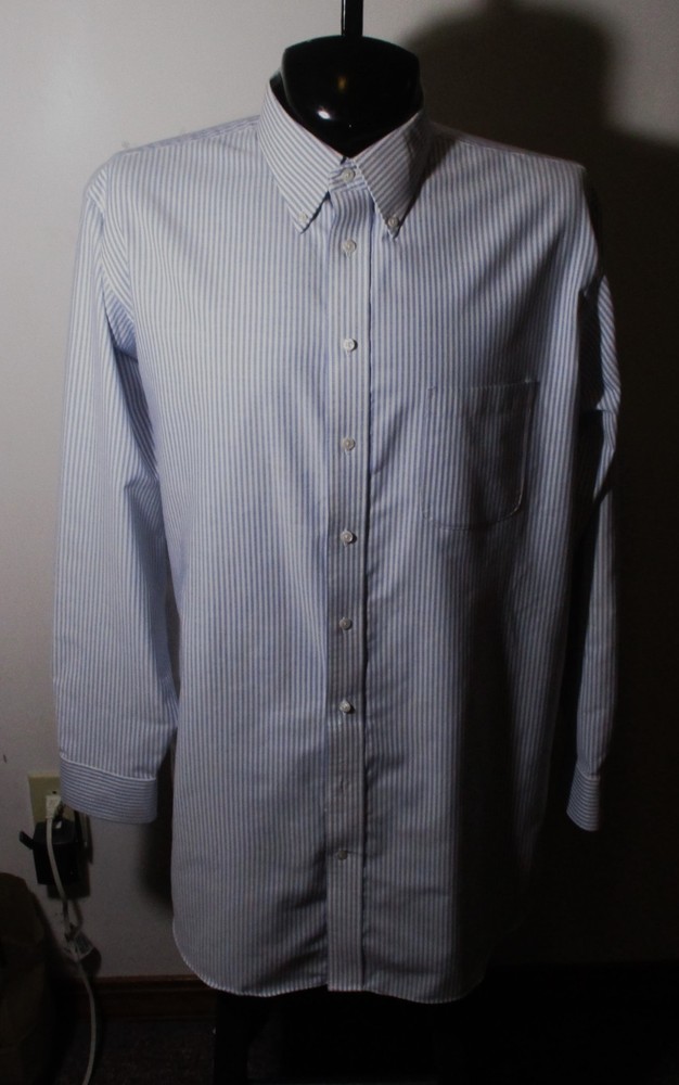 STAFFORD Blue Long Sleeve 