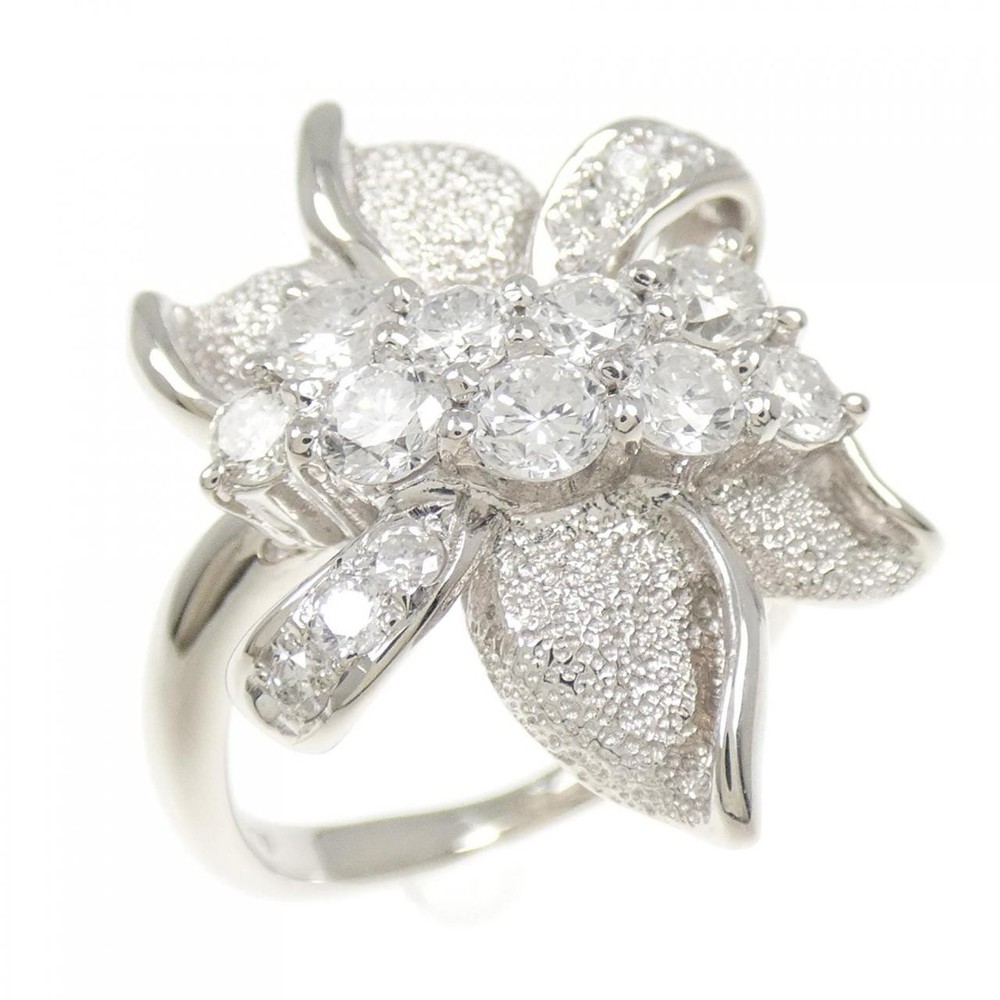 Authentic PT900 Flower Diamond Ring 1.00CT #230-000-394-3266