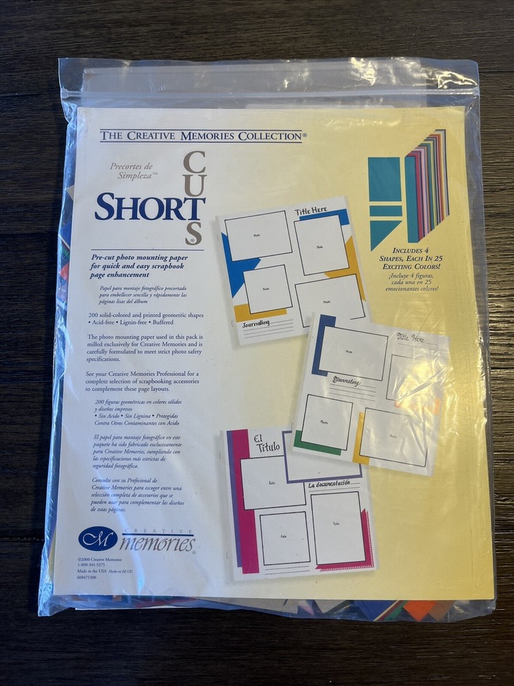 Creative Memories Lot Shortcuts Template Designs Letters Stickers Storybook