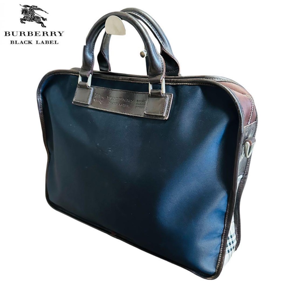 Burberry Black Label Business Bag A4 Nova Check