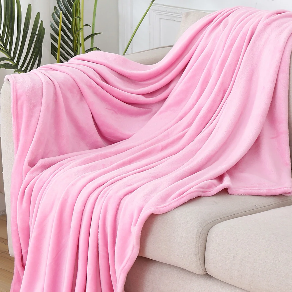 1Pc Soft Fuzzy Fluffy Throw Blanket for Couch Bed Sofa  