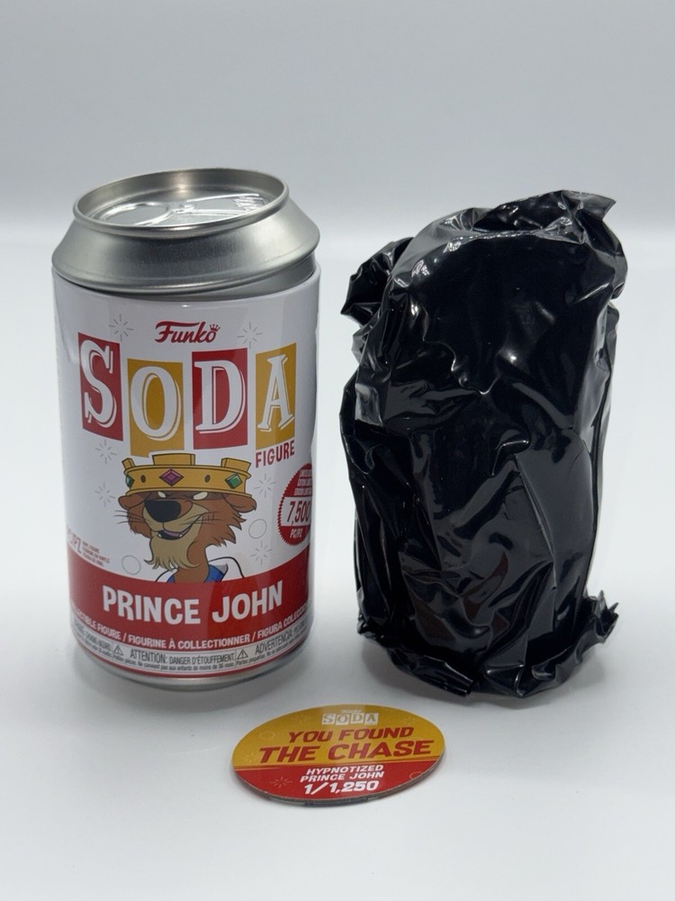 Funko Pop Soda Disney Robin Hood Prince John *CHASE* Vinyl Figure