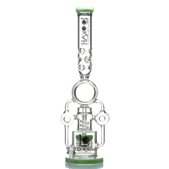 21-Inch Lookah Glass Big Barrel Platinum Water Pipe for Smooth Hits