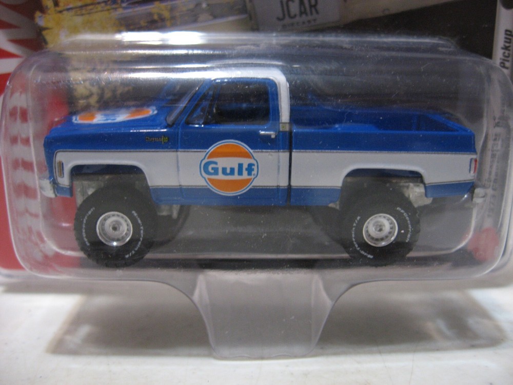 1973 Chevy Cheyenne Pickup Gulf Service JCar Exclusive Diecast Model