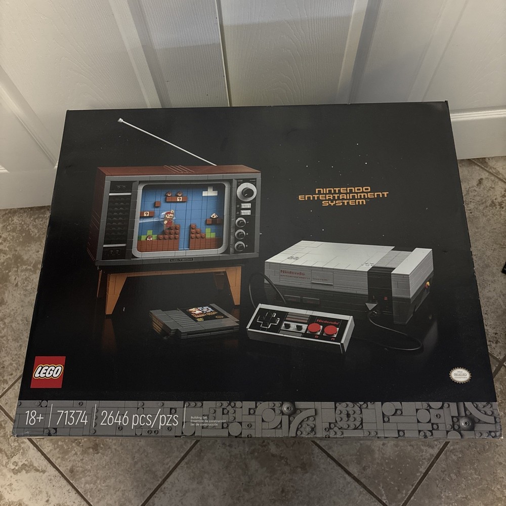 LEGO Super Mario Nintendo NES System 71374 New Sealed