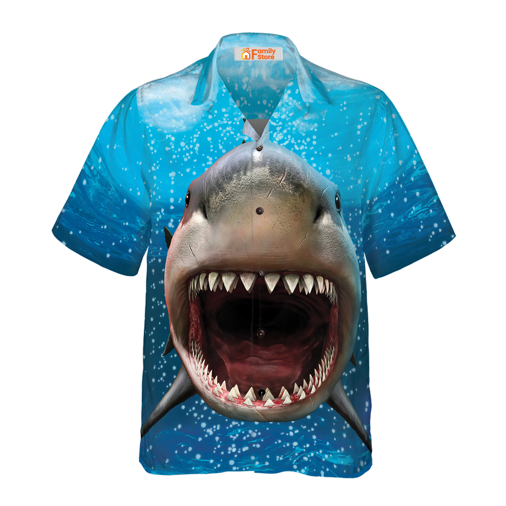Shark Mouth 01 Hawaiian Shirt