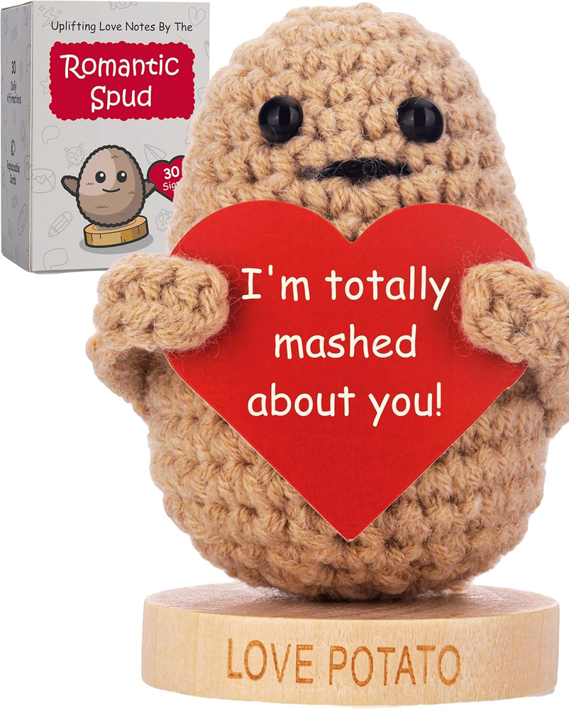 Romantic Valentines Day Gift for Her - Positive Potato with 30 Love Notes - Gift-image