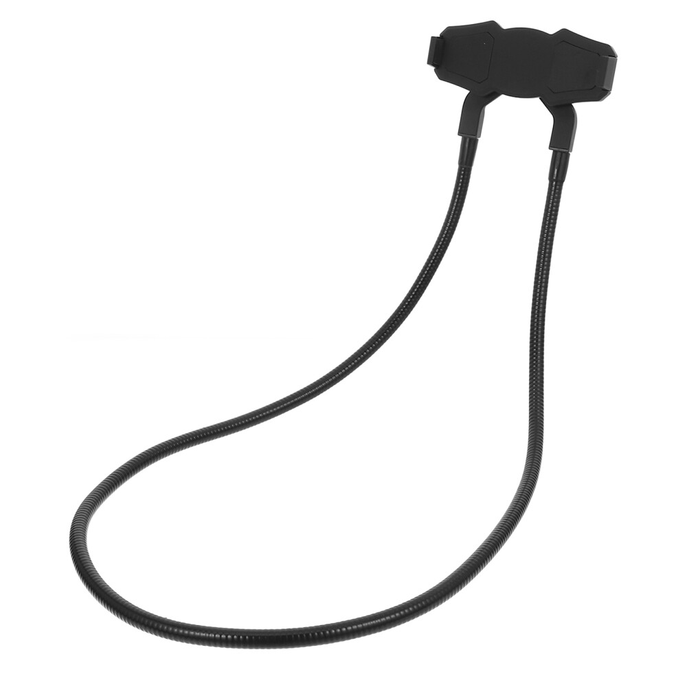 Adjustable Gooseneck Phone Stand with Fruit Tray for Desk
