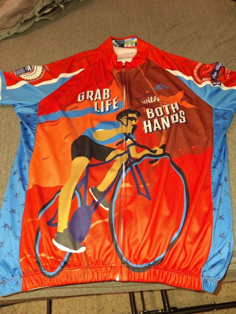 Mens Medium Bicycle Jerseys Lot Of 2