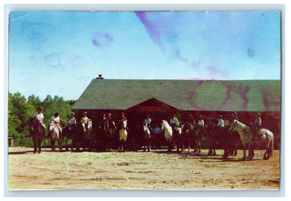 Northswood Inn In Adirondacks Dude Ranch County Athol New York NY Postcard