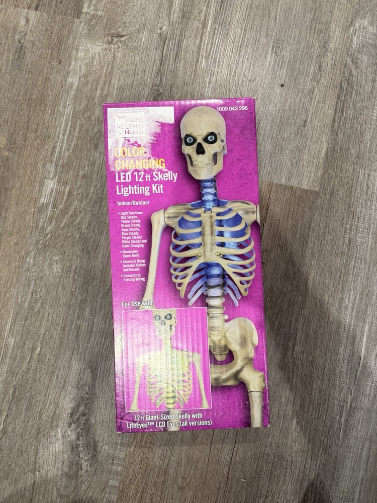 12 Ft Skeleton LED Home Accents Holiday Lighting Kit Home Depot