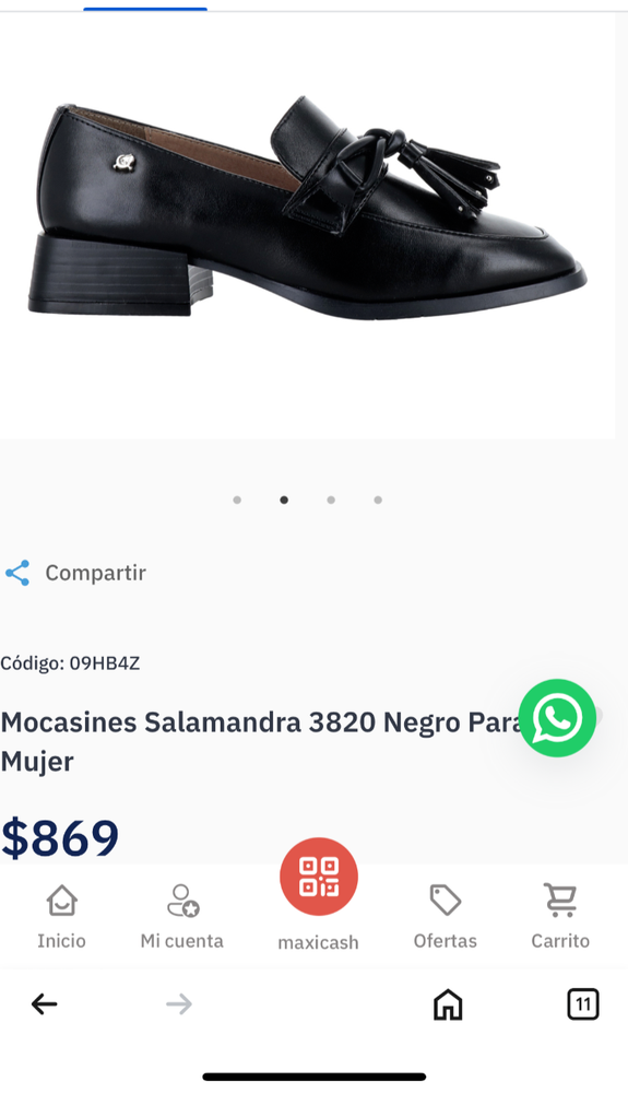 Support Homeless Vets - Black Leather Salamander Slip-On Loafers
