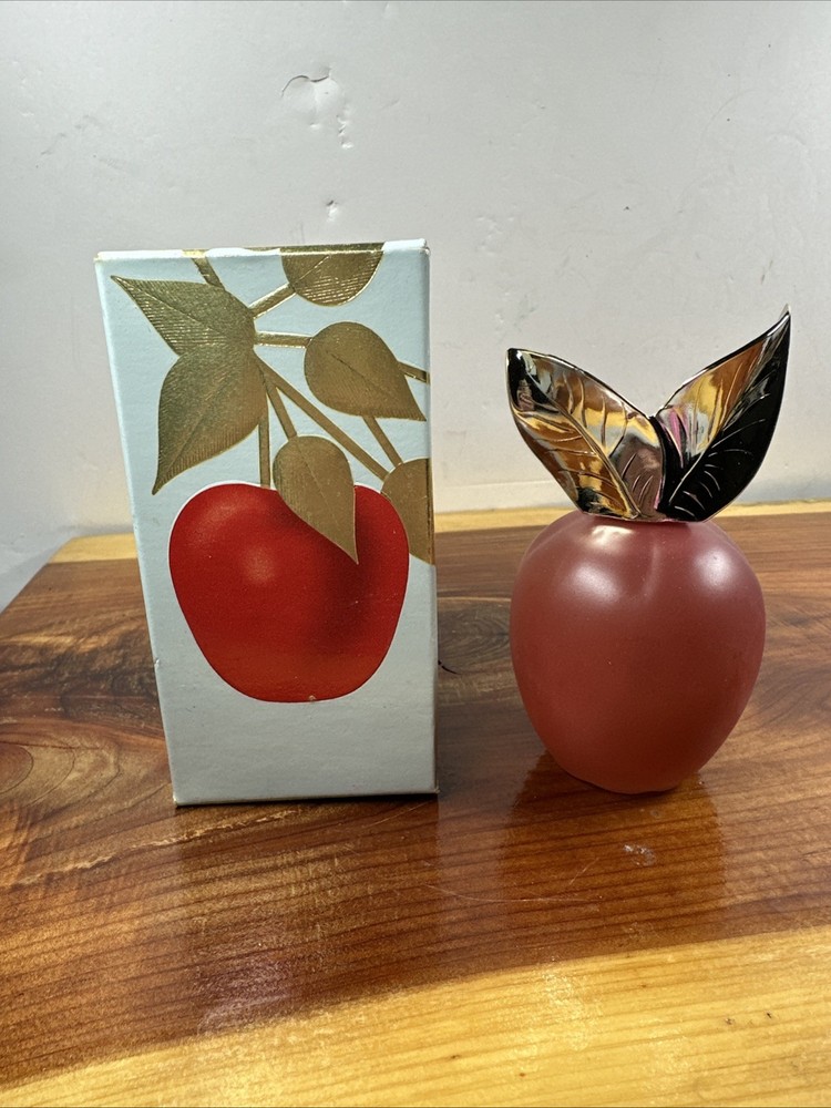 Vintage Avon Somewhere Cologne in Royal Red Apple Decanter 3 Oz New Old Stock