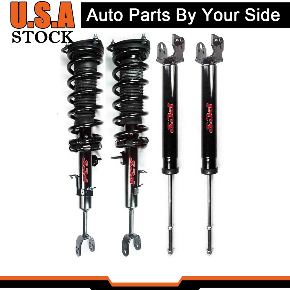 Front Struts & Rear Shocks With Sway Bar For 2003-2006 Infiniti G35 3.5L Coupe