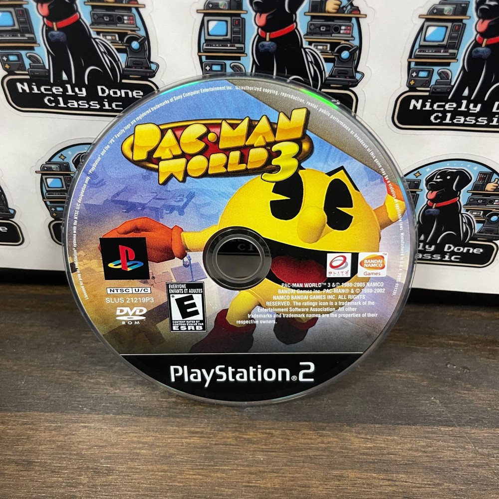 Pac-Man World 3 - PS2 - Sony PlayStation 2 - 2005 - DISC ONLY