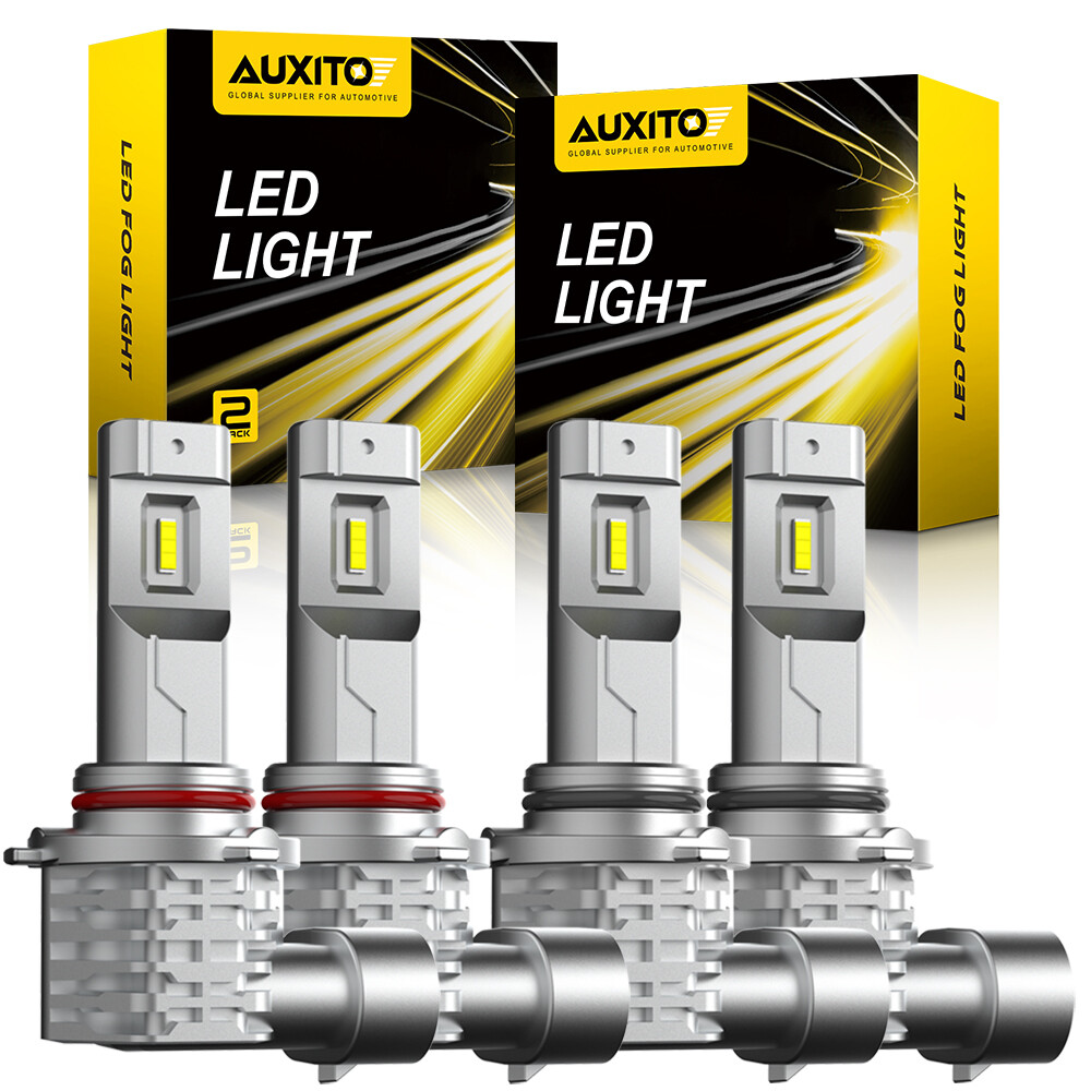 4x 9005 9006 LED Combo Headlight Bulbs High Low Beam Kit 6000K Super White M