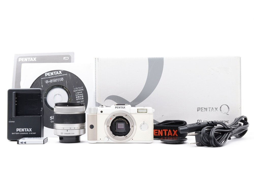 PENTAX Q 12.4MP Digital Camera 02 STANDARD ZOOM Lens Kit w/Box [Exc+++] #738