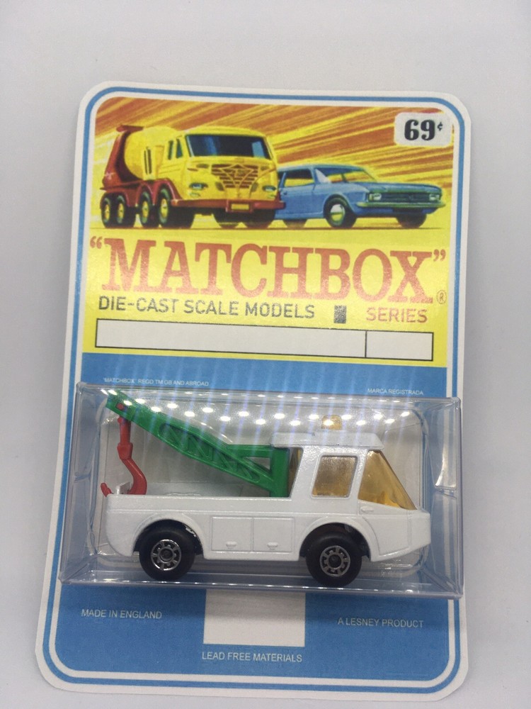 Vintage Lesney Matchbox 74 Custom Toe Tow Joe Preproduction In Blister Pack