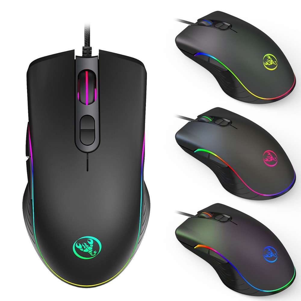 Glowing Wired Gaming Mouse for Enhanced Gaming Performance