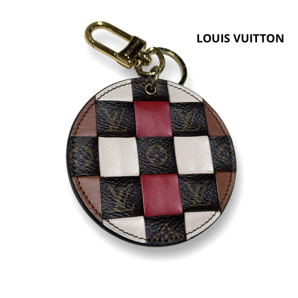 Louis Vuitton Charm Keychain Monogram Check