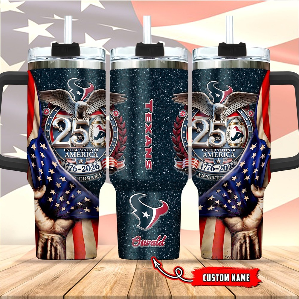Houston-Texans Stanley 40oz Stainless Steel H2.0 Flowstate Quencher Tumbler